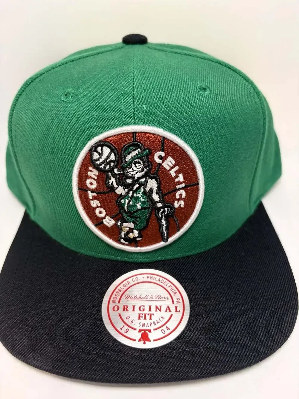 Boston Celtics Kelly Green Hardwood Classics Team 2 Tone 2.0 Snapback Hat,